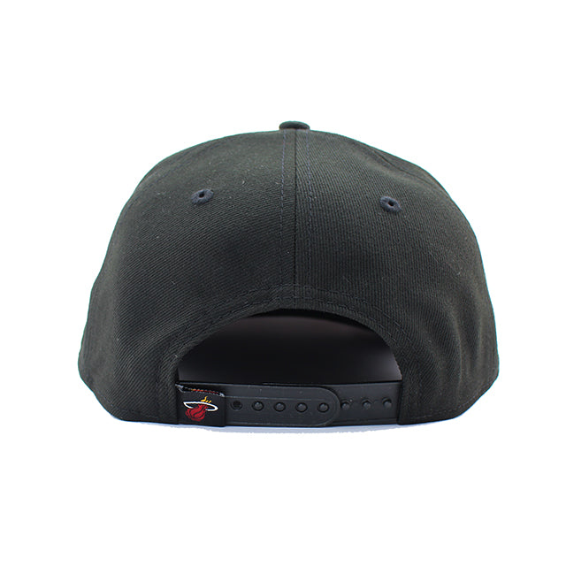 ニューエラ キャップ 9SEVENTY ストレッチ スナップバック マイアミ ヒート NBA STRETCH SNAPBACK CAP BLACK
