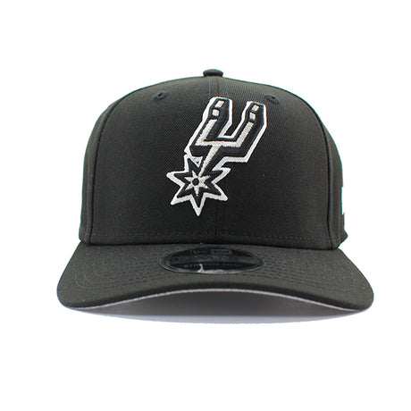 ニューエラ キャップ 9SEVENTY ストレッチ スナップバック サンアントニオ スパーズ NBA STRETCH SNAPBACK CAP BLACK