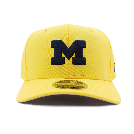 ニューエラ キャップ 9SEVENTY ストレッチ スナップバック ミシガン ウォルバリンズ NCAA STRETCH SNAPBACK CAP YELLOW