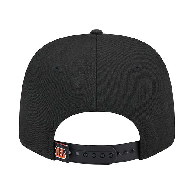 ニューエラ キャップ 9SEVENTY ストレッチ スナップバック シンシナティ ベンガルズ NFL STRIPED B LOGO STRETCH SNAPBACK CAP BLACK