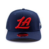 ニューエラ キャップ 9SEVENTY ストレッチ スナップバック ロサンゼルス クリッパーズ NBA SECONDARY LOGO STRETCH SNAPBACK CAP NAVY