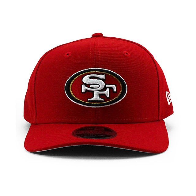 ニューエラ キャップ 9SEVENTY サンフランシスコ 49ERS NFL STRETCH SNAPBACK CAP RED
