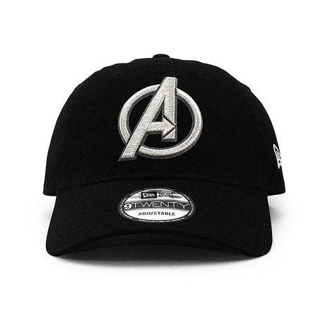 ニューエラ キャップ 9TWENTY マーベルコミックス アベンジャーズ LOGO STRAPBACK CAP BLACK