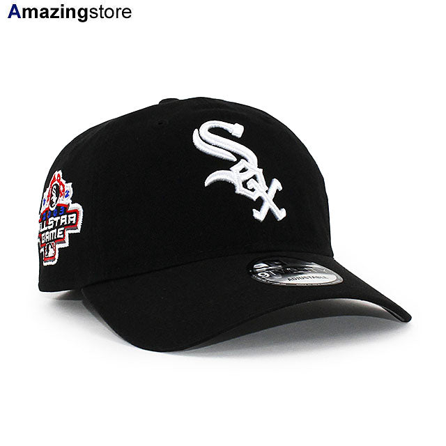 EU限定モデル ニューエラ キャップ 9TWENTY シカゴ ホワイトソックス MLB 2003 ALL STAR GREY BOTTOM STRAPBACK CAP BLACK