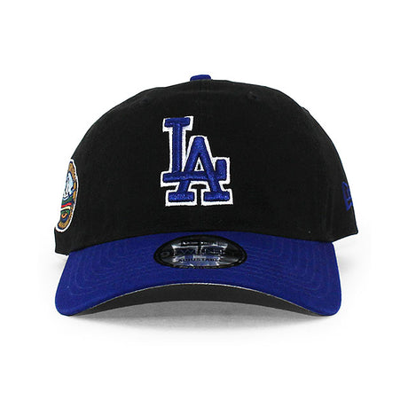 EU限定モデル ニューエラ キャップ 9TWENTY ロサンゼルス ドジャース MLB 50TH GREY BOTTOM STRAPBACK CAP BLACK