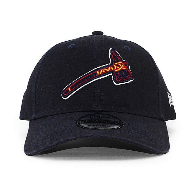 ニューエラ キャップ 9TWENTY アトランタ ブレーブス MLB CORE CLASSIC STRAPBACK CAP NAVY