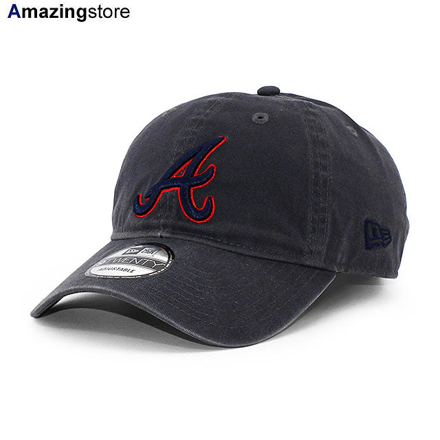 ニューエラ キャップ 9TWENTY アトランタ ブレーブス MLB CORE CLASSIC STRAPBACK CAP GRAPHITE