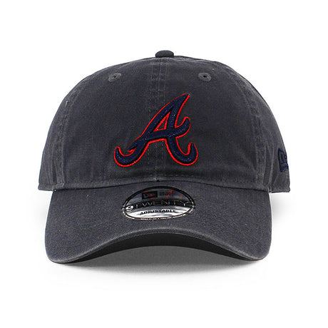 ニューエラ キャップ 9TWENTY アトランタ ブレーブス MLB CORE CLASSIC STRAPBACK CAP GRAPHITE