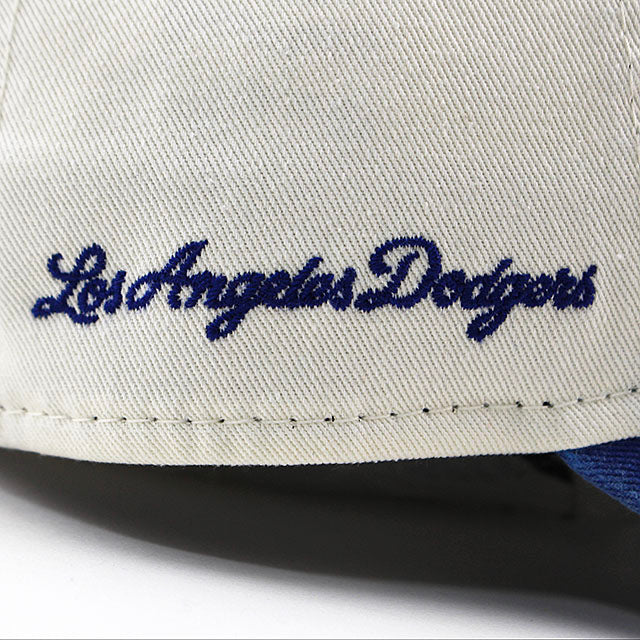 ニューエラ キャップ 9TWENTY ロサンゼルス ドジャース MLB CLASSIC SIDESCRIPT STRAPBACK CAP CREAM