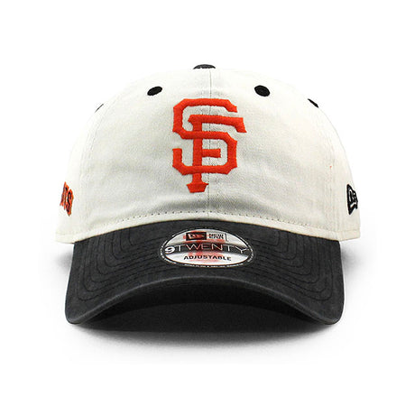 ニューエラ キャップ 9TWENTY サンフランシスコ ジャイアンツ MLB CLASSIC SIDESCRIPT STRAPBACK CAP CREAM