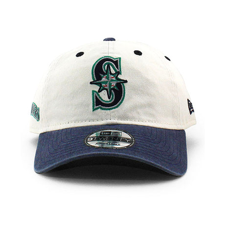 ニューエラ キャップ 9TWENTY ストラップバック シアトル マリナーズ MLB CLASSIC SIDESCRIPT STRAPBACK CAP CREAM