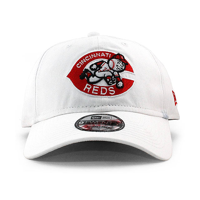 ニューエラ キャップ 9TWENTY ストラップバック シンシナティ レッズ MLB COOPERSTOWN CORE CLASSIC STRAPBACK CAP WHITE NEW ERA CINCINNATI REDS