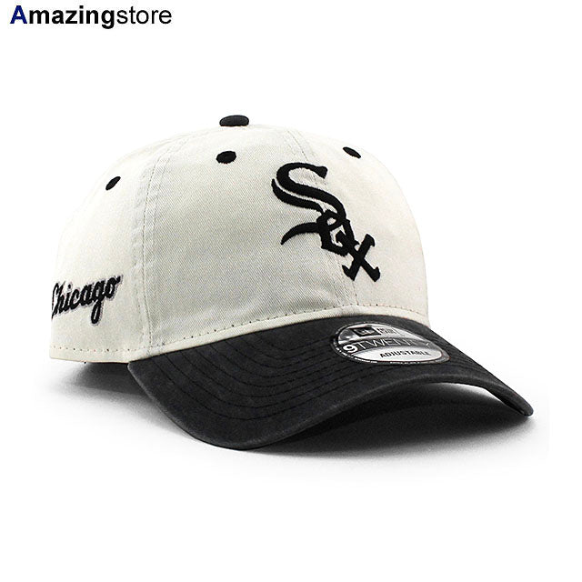 ニューエラ キャップ 9TWENTY シカゴ ホワイトソックス MLB CLASSIC SIDESCRIPT STRAPBACK CAP CREAM