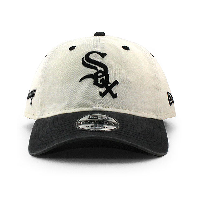 ニューエラ キャップ 9TWENTY シカゴ ホワイトソックス MLB CLASSIC SIDESCRIPT STRAPBACK CAP CREAM