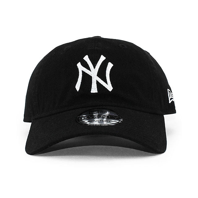 URBAN OUTFITTERS別注 ニューエラ キャップ 9TWENTY ニューヨーク ヤンキース MLB STRAPBACK CAP BLACK