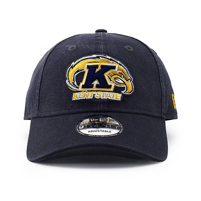 ニューエラ キャップ 9TWENTY ストラップバック ケントステイト ゴールデン フラッシャーズ NCAA CORE CLASSIC CAP NAVY