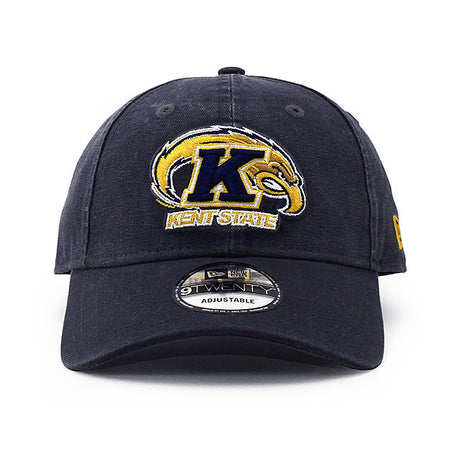 ニューエラ キャップ 9TWENTY ストラップバック ケントステイト ゴールデン フラッシャーズ NCAA CORE CLASSIC CAP NAVY