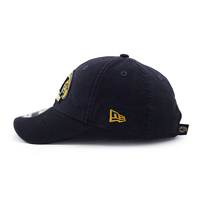 ニューエラ キャップ 9TWENTY ストラップバック ケントステイト ゴールデン フラッシャーズ NCAA CORE CLASSIC CAP NAVY