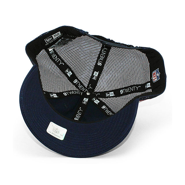ニューエラ メッシュキャップ 9TWENTY ダラス カウボーイズ NFL SUPER BOWL XXVII TRUCKER MESH CAP NAVY