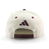 アディダスコラボ ニューエラ キャップ 9FORTY テキサス A&M アギーズ NCAA ATM LOGO A-FRAME SNAPBACK CAP CHROME WHITE MAROON