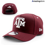 アディダスコラボ ニューエラ キャップ 9FORTY テキサス A&M アギーズ NCAA ATM LOGO A-FRAME SNAPBACK CAP MAROON