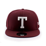 アディダスコラボ ニューエラ キャップ 9FIFTY テキサス A&M アギーズ NCAA SNAPBACK CAP MAROON