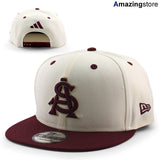 アディダスコラボ ニューエラ キャップ 9FIFTY アリゾナステイト サンデビルズ NCAA SNAPBACK CAP CHROME WHITE MAROON
