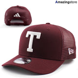 アディダスコラボ  ニューエラ キャップ 9SEVENTY テキサス A&M アギーズ NCAA STRETCH SNAPBACK CAP MAROON