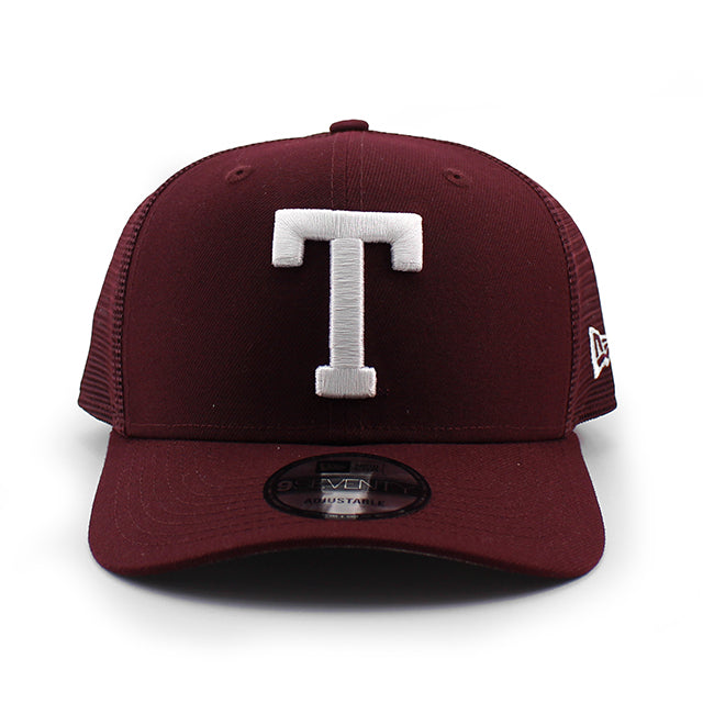 アディダスコラボ  ニューエラ キャップ 9SEVENTY テキサス A&M アギーズ NCAA STRETCH SNAPBACK CAP MAROON