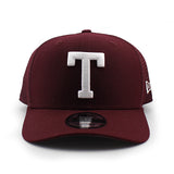 アディダスコラボ  ニューエラ キャップ 9SEVENTY テキサス A&M アギーズ NCAA STRETCH SNAPBACK CAP MAROON