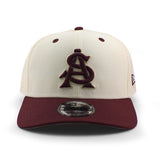 アディダスコラボ ニューエラ キャップ 9SEVENTY アリゾナステイト サンデビルズ NCAA STRETCH SNAPBACK CAP CHROME WHITE MAROON