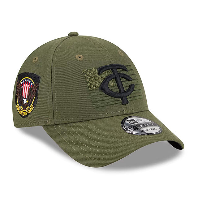 ニューエラ キャップ 9FORTY ミネソタ ツインズ 2023 MLB ARMED FORCES SNAPBACK CAP OLIVE N –  Amazingstore