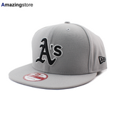ニューエラ キャップ 9FIFTY オークランド アスレチックス MLB TEAM-BASIC SNAPBACK CAP GREY