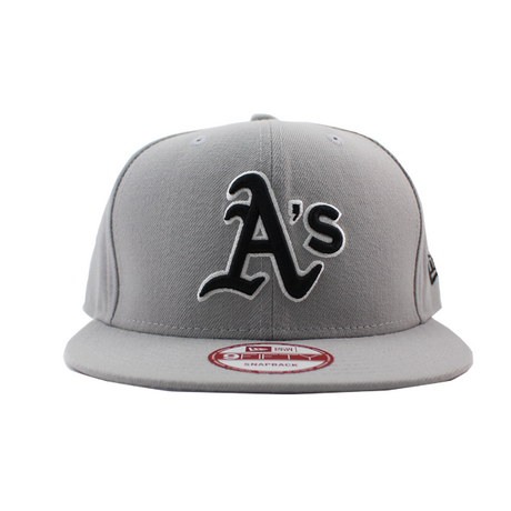ニューエラ キャップ 9FIFTY オークランド アスレチックス MLB TEAM-BASIC SNAPBACK CAP GREY