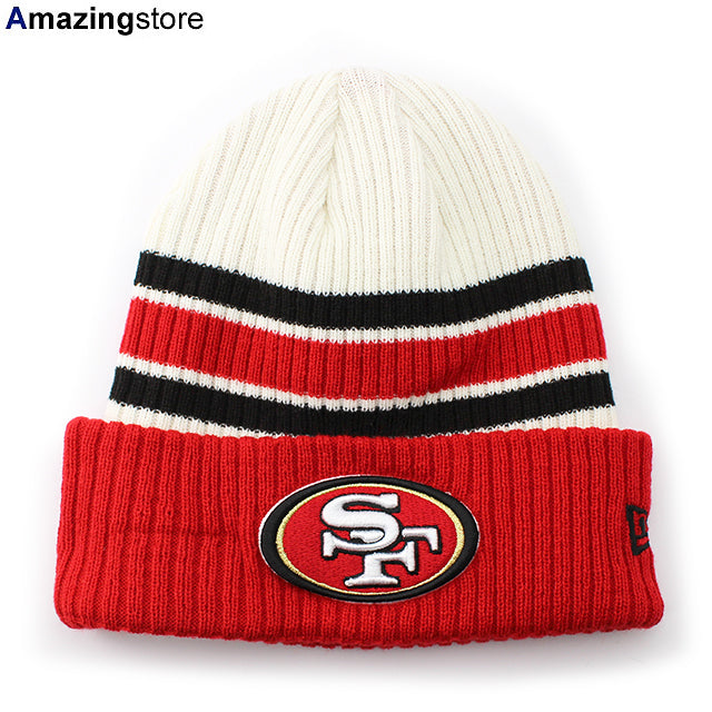 ニューエラ ニットキャップ ビーニー サンフランシスコ 49ers NFL VINTAGE CUFFED KNIT BEANIE CAP RED