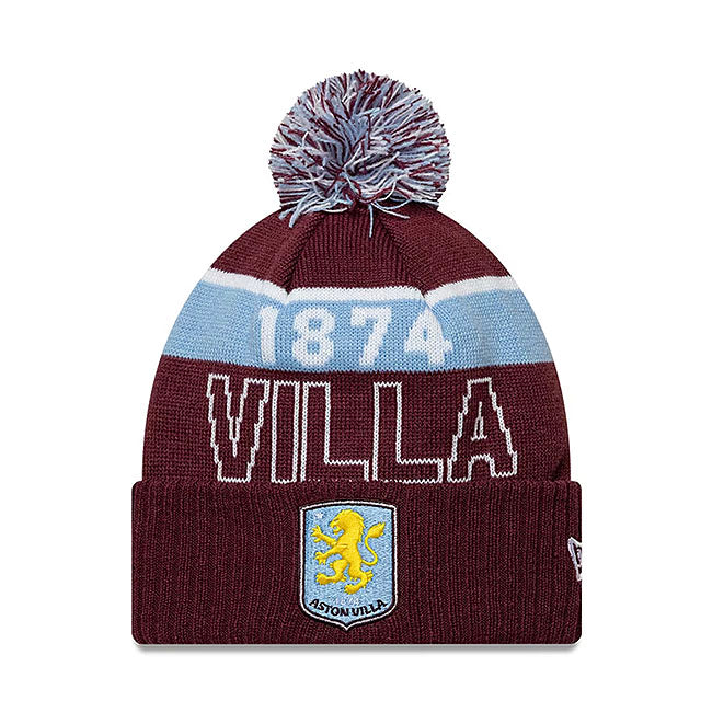 ニューエラ 海外取寄 ニット ビーニー アストン ヴィラ FC PREMIER LEAGUE SPORT KNIT CUFF BEANIE CLARET