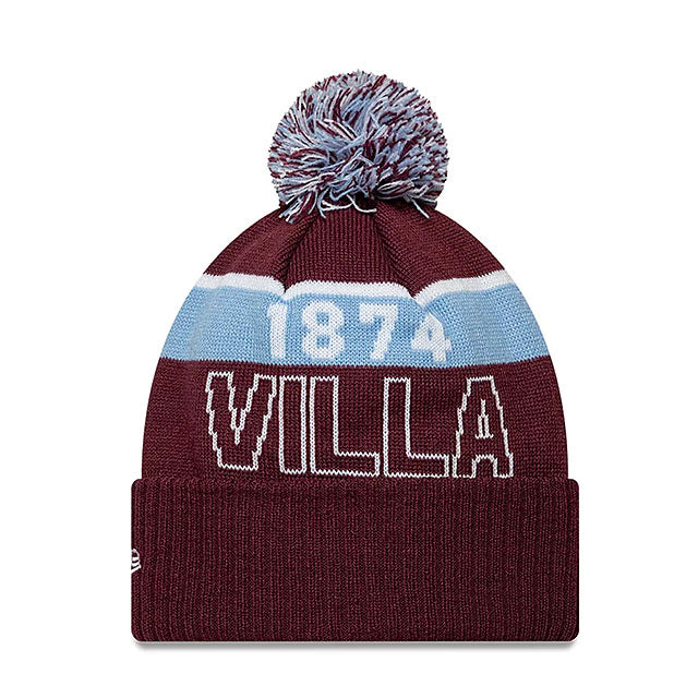 ニューエラ 海外取寄 ニット ビーニー アストン ヴィラ FC PREMIER LEAGUE SPORT KNIT CUFF BEANIE CLARET