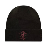 ニューエラ 海外取寄 ニット ビーニー アストン ヴィラ FC PREMIER LEAGUE CORE CUFF KNIT BEANIE BLACK