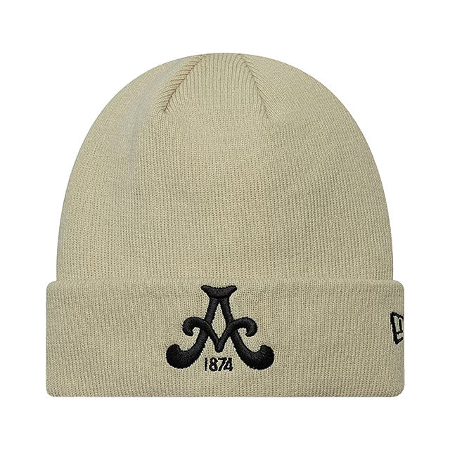 ニューエラ 海外取寄 ニット ビーニー アストン ヴィラ FC PREMIER LEAGUE CORE CUFF KNIT BEANIE STONE