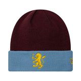 ニューエラ 海外取寄 ニット ビーニー アストン ヴィラ FC PREMIER LEAGUE TEAM CUFF KNIT BEANIE CLARET