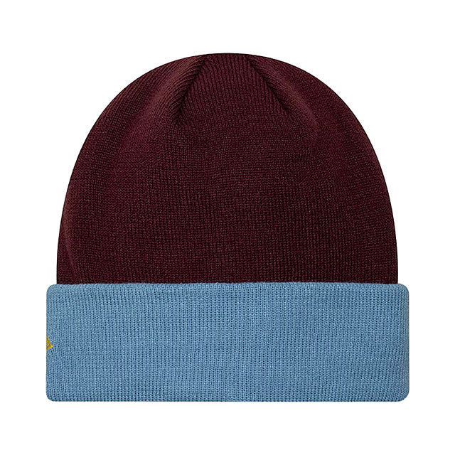 ニューエラ 海外取寄 ニット ビーニー アストン ヴィラ FC PREMIER LEAGUE TEAM CUFF KNIT BEANIE CLARET