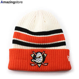 ニューエラ ニットキャップ ビーニー アナハイム ダックス NHL VINTAGE CUFFED KNIT BEANIE CAP ORANGE