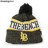 ニューエラ ニットキャップ ビーニー ロングビーチ ステート 49ERS NCAA STOCK SPORT KNIT BEANIE CAP BLACK