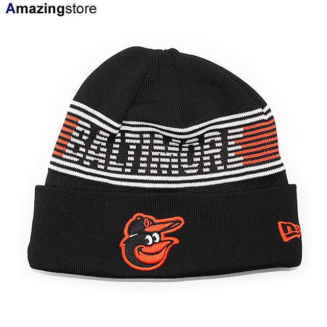 ニューエラ ニット ビーニー ボルチモア オリオールズ MLB SPORTS KNIT BEANIE BLACK