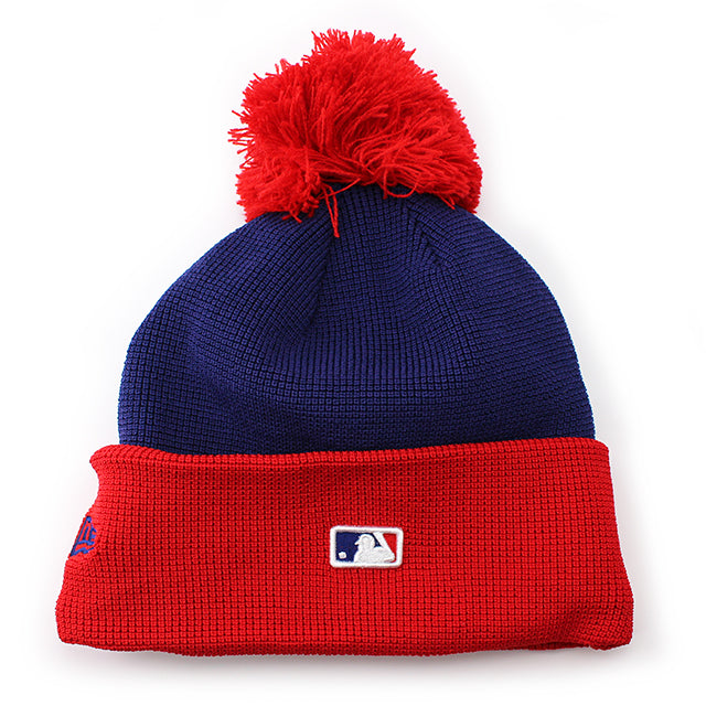 ニューエラ ニットキャップ ビーニー フィラデルフィア フィリーズ MLB BATTING PRACTICE KNIT BEANIE CAP BLUE RED