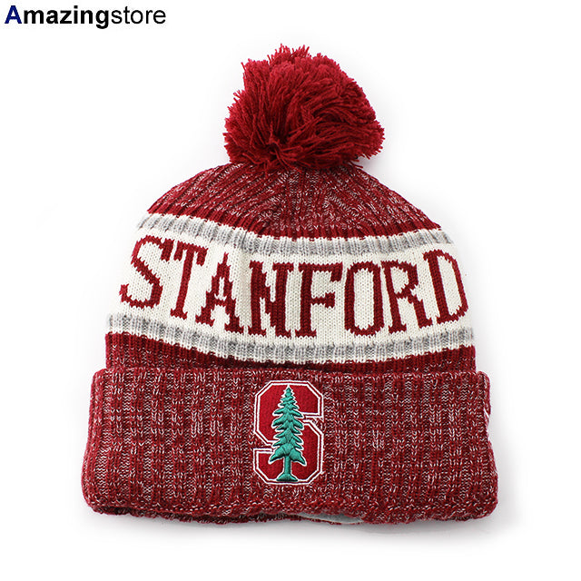 ニューエラ ニットキャップ ビーニー スタンフォード カージナル NCAA STOCK SPORT KNIT BEANIE CAP CRIMSON