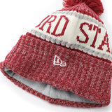 ニューエラ ニットキャップ ビーニー スタンフォード カージナル NCAA STOCK SPORT KNIT BEANIE CAP CRIMSON
