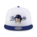 海外取寄 ニューエラ キャップ 9FIFTY ロサンゼルス ドジャース ベラ ドーニャ BETTY BOOP SNAPBACK CAP WHITE-ROYAL BLUE