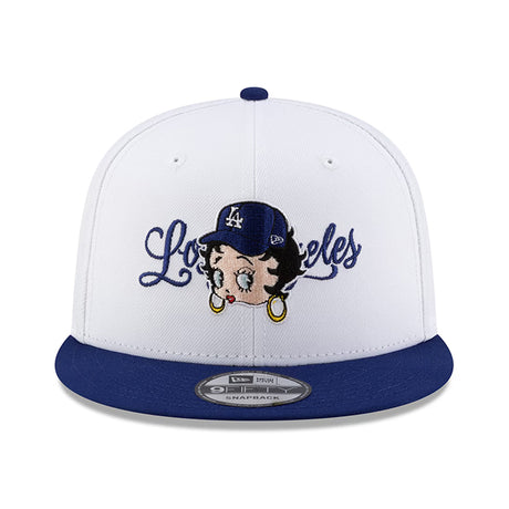 海外取寄 ニューエラ キャップ 9FIFTY ロサンゼルス ドジャース ベラ ドーニャ BETTY BOOP SNAPBACK CAP WHITE-ROYAL BLUE