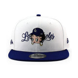 ニューエラ キャップ 9FIFTY ロサンゼルス ドジャース ベラ ドーニャ BETTY BOOP SNAPBACK CAP WHITE